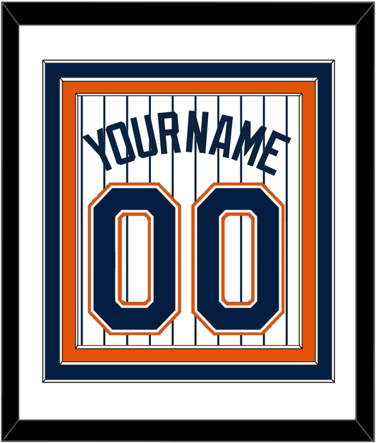 San Diego Name & Number - Home White Pinstripes (1991-2001) - Premier Tier 1