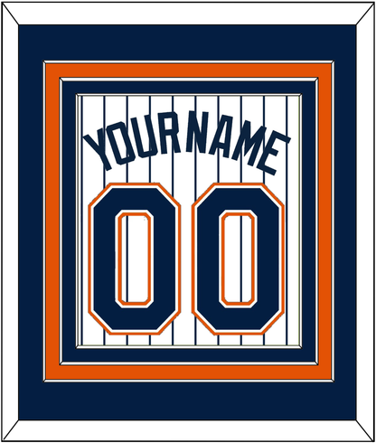 San Diego Name & Number - Home White Pinstripes (1991-2001) - Premier Tier 2