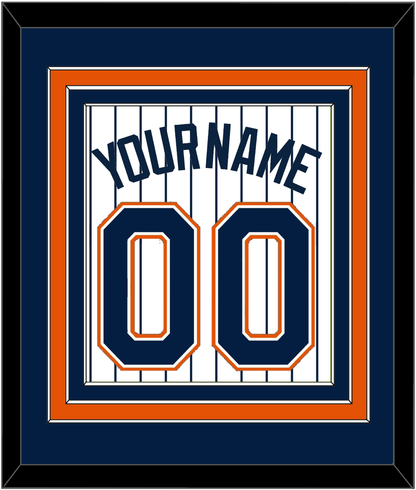San Diego Name & Number - Home White Pinstripes (1991-2001) - Premier Tier 2