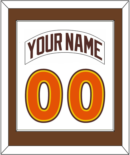 San Diego Nameplate & Number Combined - Home White (1980-1984) - Essential Tier 1