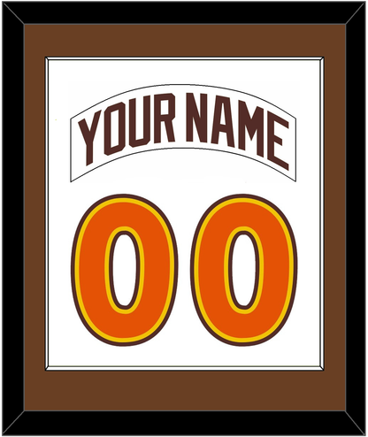 San Diego Nameplate & Number Combined - Home White (1980-1984) - Essential Tier 1