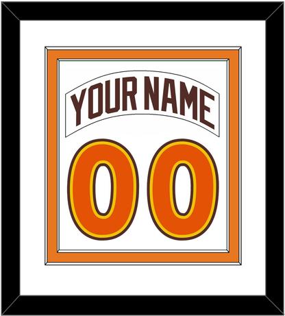 San Diego Nameplate & Number Combined - Home White (1980-1984) - Signature Tier 2