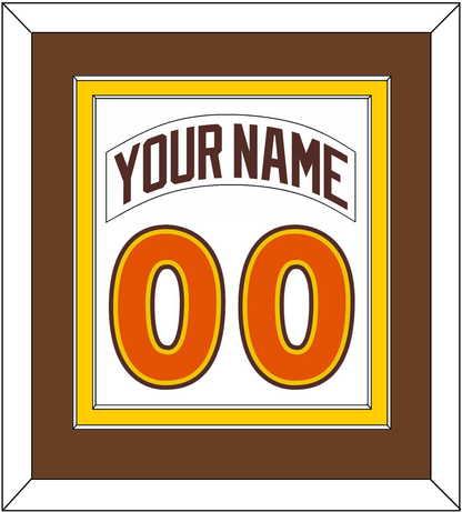 San Diego Nameplate & Number Combined - Home White (1980-1984) - Signature Tier 3