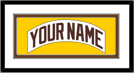 San Diego Nameplate - Home White (1980-1984) - Signature Tier 1