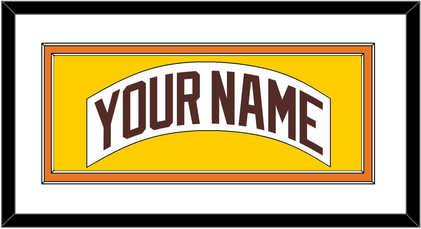 San Diego Nameplate - Home White (1980-1984) - Signature Tier 2