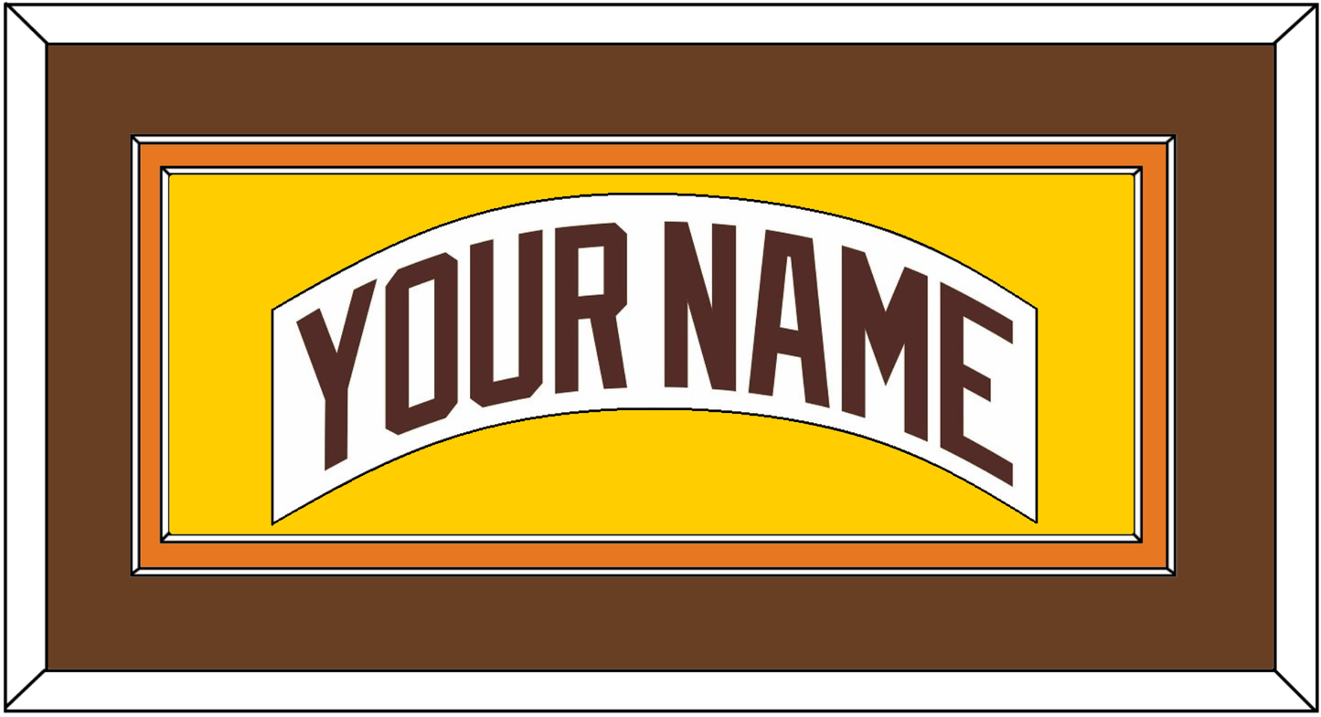 San Diego Nameplate - Home White (1980-1984) - Signature Tier 3