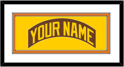 San Diego Nameplate - Road Brown (1980-1984) - Signature Tier 1