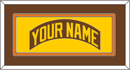 San Diego Nameplate - Road Brown (1980-1984) - Signature Tier 2