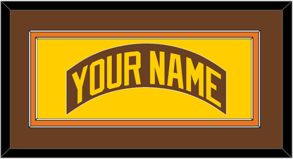 San Diego Nameplate - Road Brown (1980-1984) - Signature Tier 2