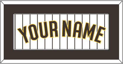 San Diego Name - Home White Pinstripes - Essential Tier 1