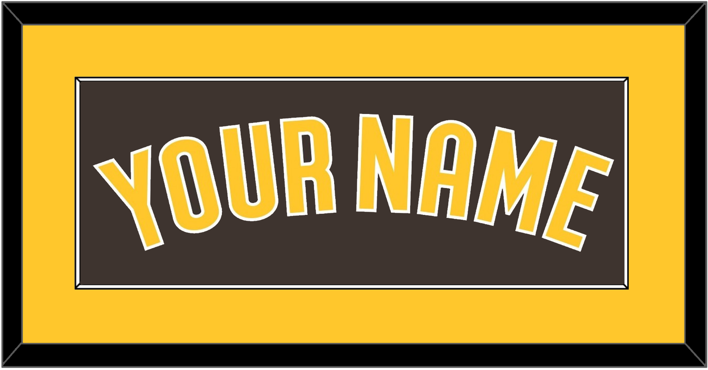 San Diego Name - Alternate Brown - Essential Tier 2