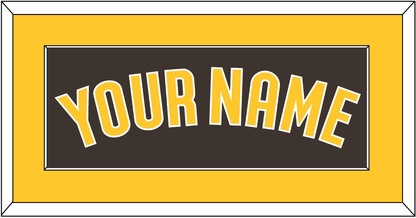 San Diego Name - Alternate Brown - Essential Tier 2