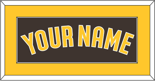 San Diego Name - Alternate Brown - Essential Tier 2