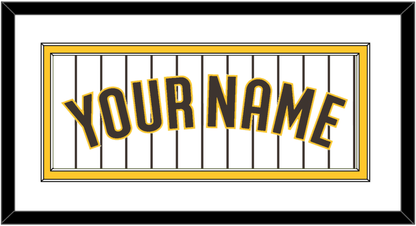San Diego Name - Home White Pinstripes - Signature Tier 1