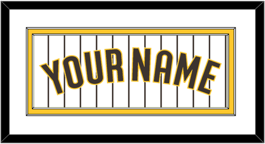 San Diego Name - Home White Pinstripes - Signature Tier 1