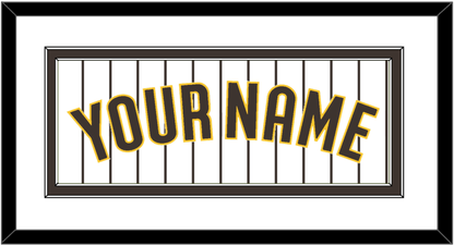 San Diego Name - Home White Pinstripes - Signature Tier 2