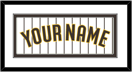 San Diego Name - Home White Pinstripes - Signature Tier 2