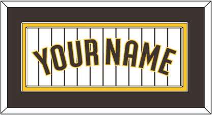 San Diego Name - Home White Pinstripes - Signature Tier 3