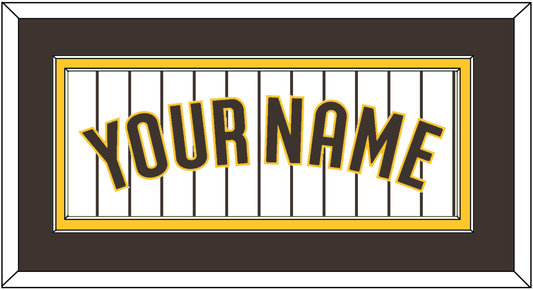 San Diego Name - Home White Pinstripes - Signature Tier 3