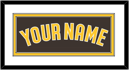 San Diego Name - Alternate Brown - Signature Tier 1
