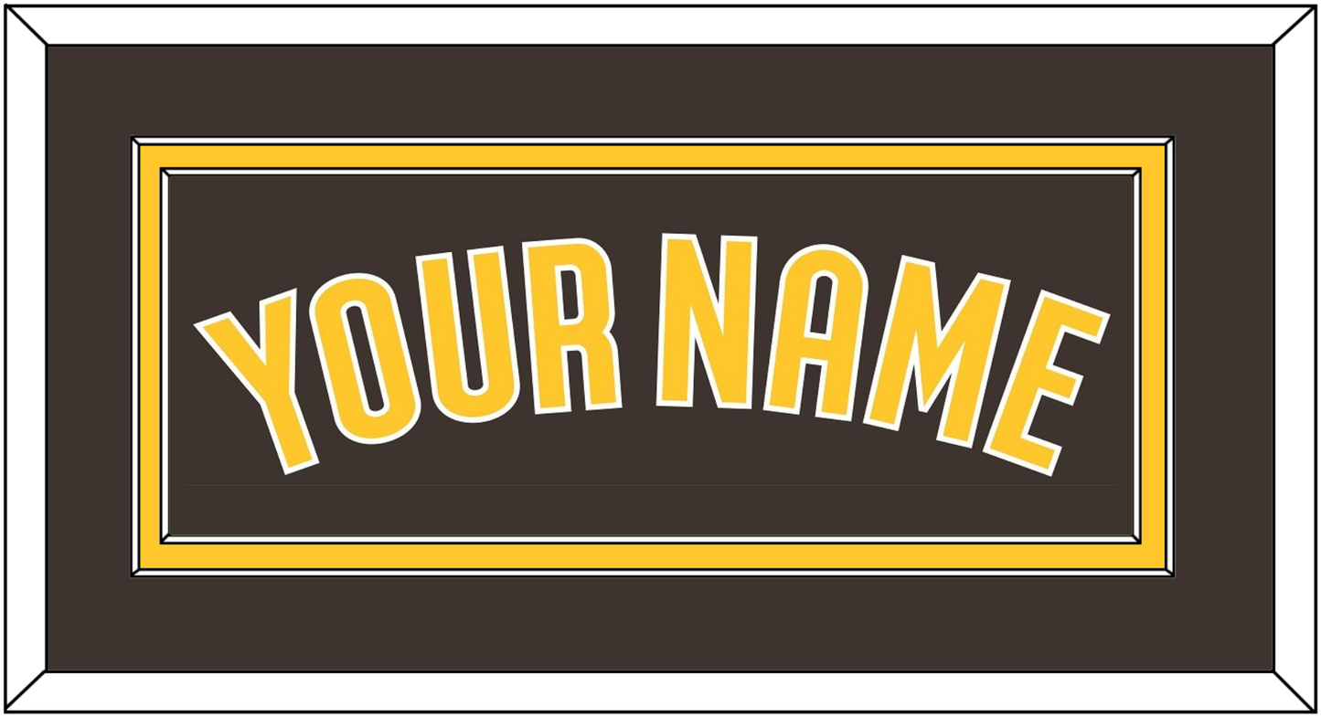 San Diego Name - Alternate Brown - Signature Tier 2
