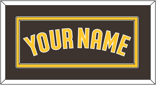 San Diego Name - Alternate Brown - Signature Tier 2