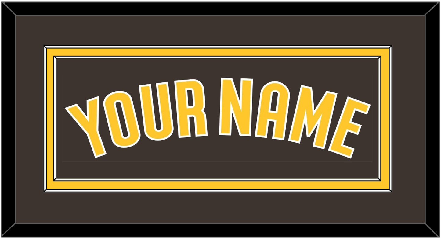 San Diego Name - Alternate Brown - Signature Tier 2
