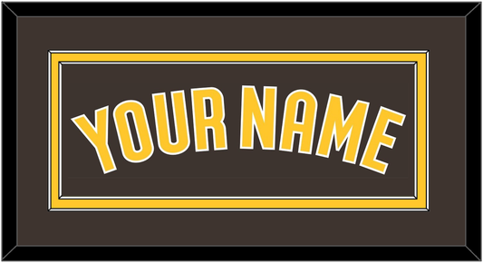 San Diego Name - Alternate Brown - Signature Tier 2