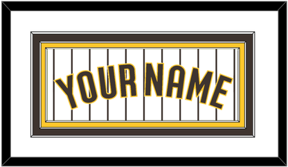 San Diego Name - Home White Pinstripes - Premier Tier 1