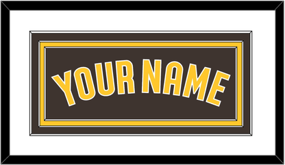 San Diego Name - Alternate Brown - Premier Tier 1