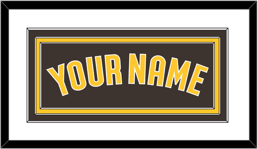 San Diego Name - Alternate Brown - Premier Tier 1