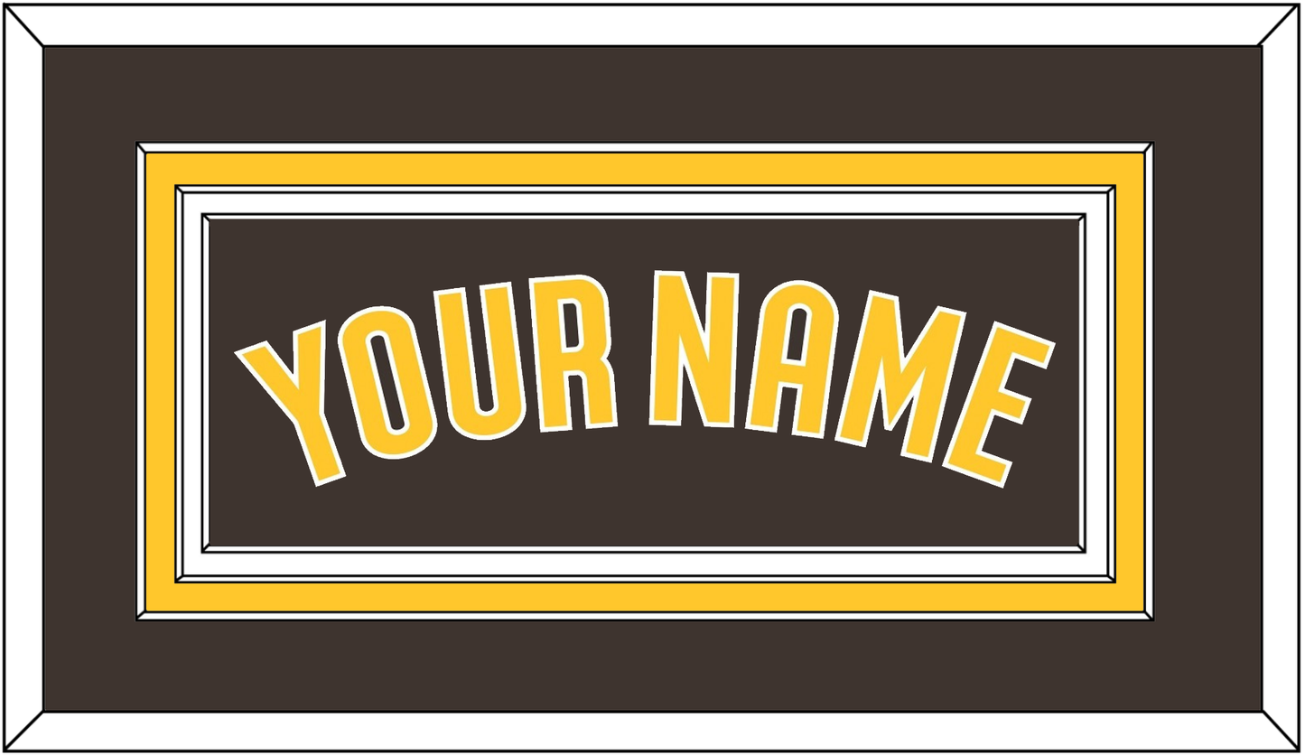 San Diego Name - Alternate Brown - Premier Tier 2