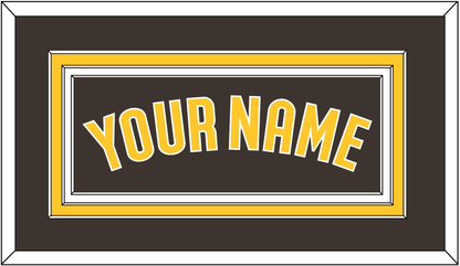 San Diego Name - Alternate Brown - Premier Tier 2