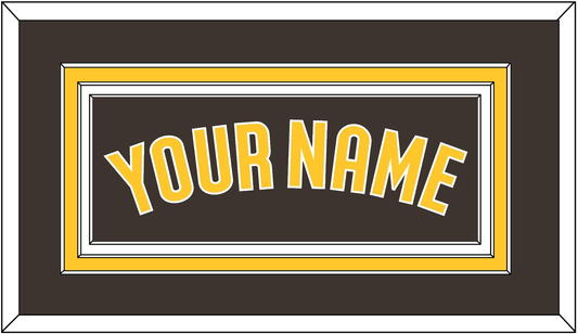 San Diego Name - Alternate Brown - Premier Tier 2