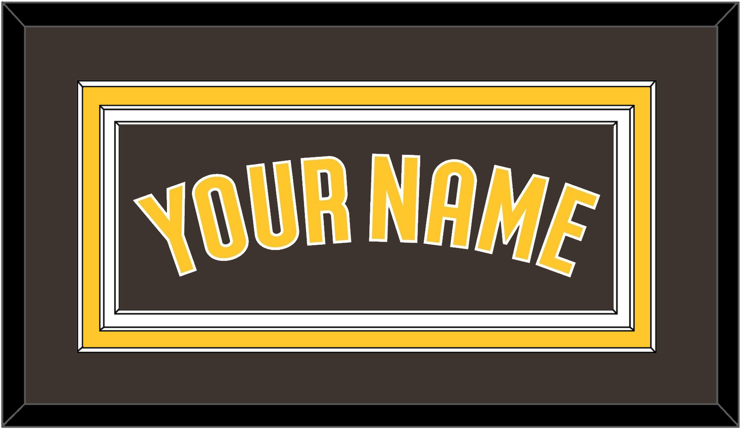 San Diego Name - Alternate Brown - Premier Tier 2