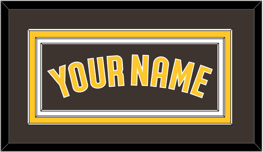 San Diego Name - Alternate Brown - Premier Tier 2