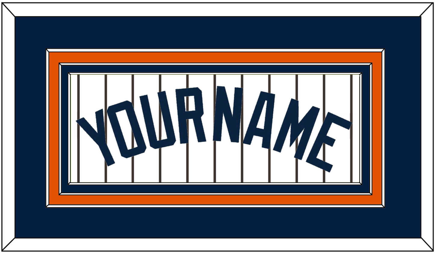 San Diego Name - Home White Pinstripes (1991-2001) - Premier Tier 2