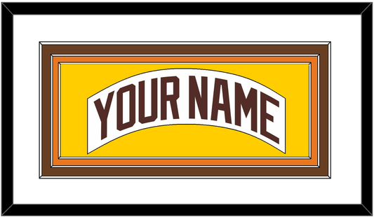 San Diego Nameplate - Home White (1980-1984) - Premier Tier 1