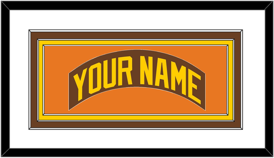 San Diego Nameplate - Road Brown (1980-1984) - Premier Tier 2