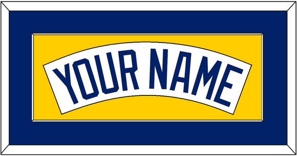 Seattle Nameplate - Home White (1987-1992) - Single Mat 2