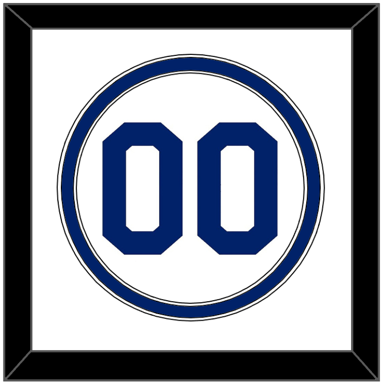 Seattle Number - Home White (1987-1992) - Signature Tier 1