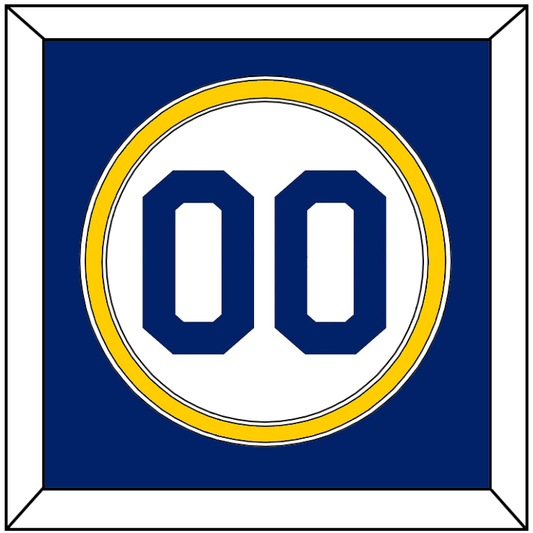 Seattle Number - Home White (1987-1992) - Signature Tier 2