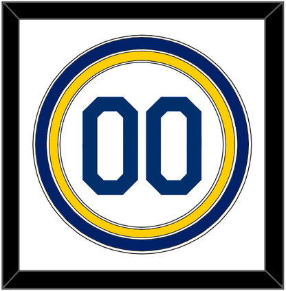 Seattle Number - Home White (1987-1992) - Premier Tier 1