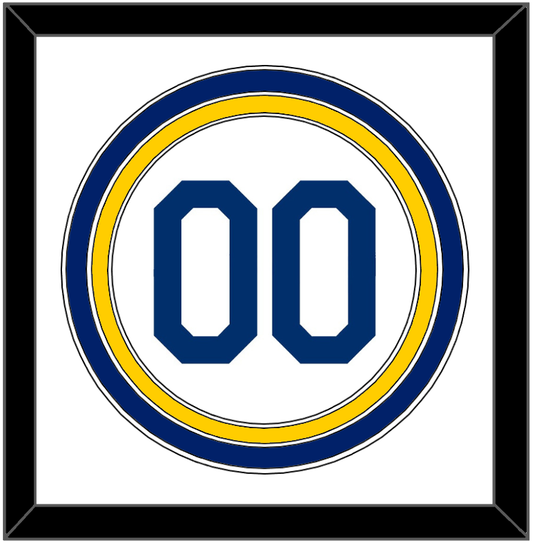 Seattle Number - Home White (1987-1992) - Premier Tier 1