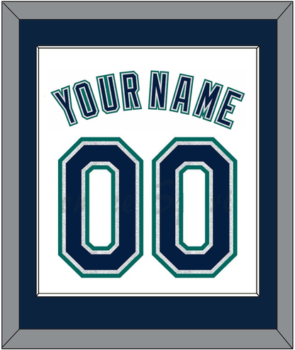 Seattle Name & Number - Home White - Essential Tier 1