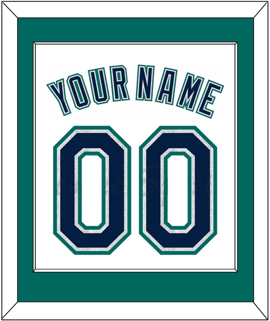 Seattle Name & Number - Home White - Essential Tier 2