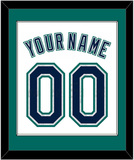 Seattle Name & Number - Home White - Essential Tier 2