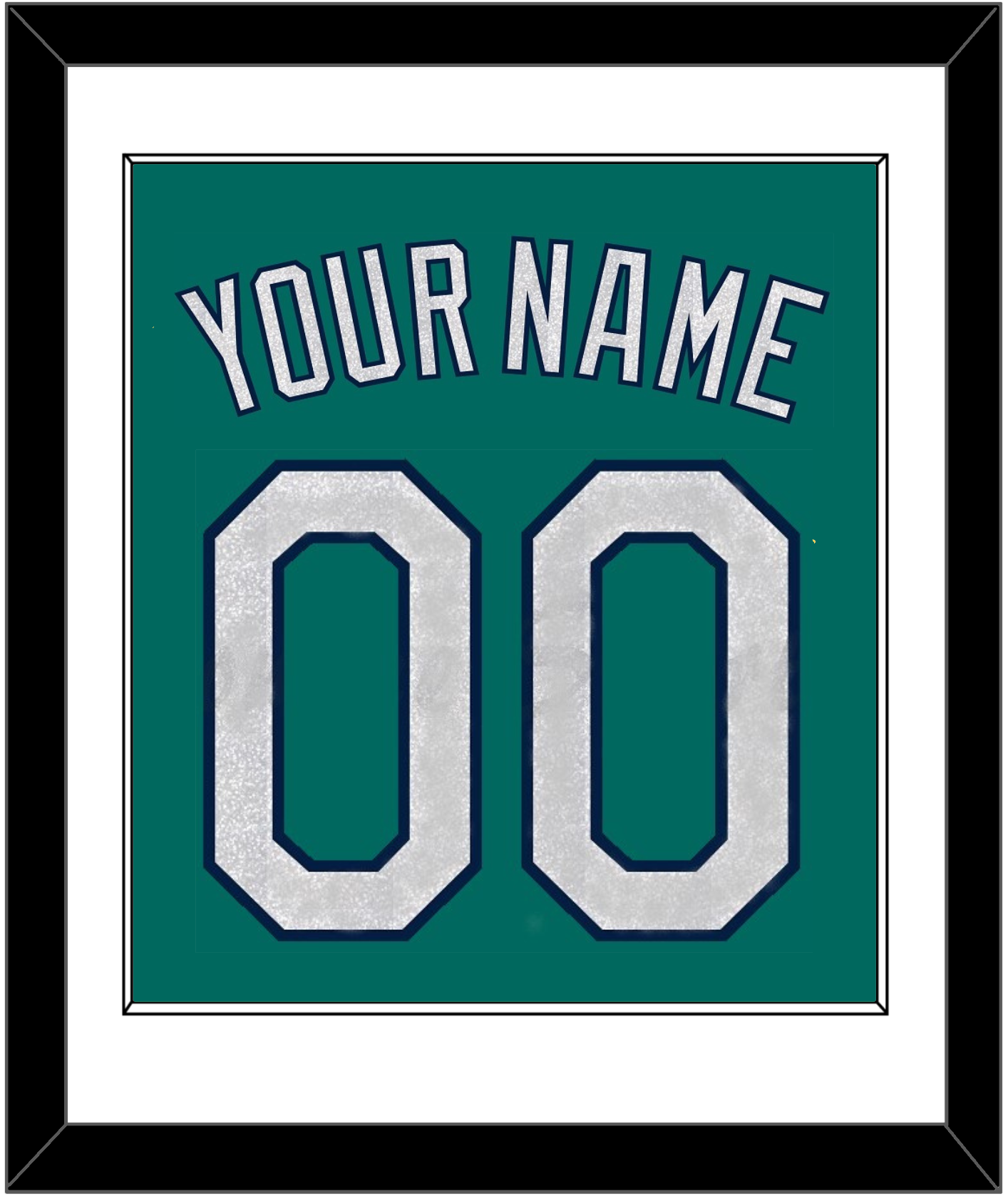 Seattle Name & Number - Alternate Home Green - Essential Tier 1