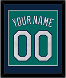 Seattle Name & Number - Alternate Home Green - Single Mat 2