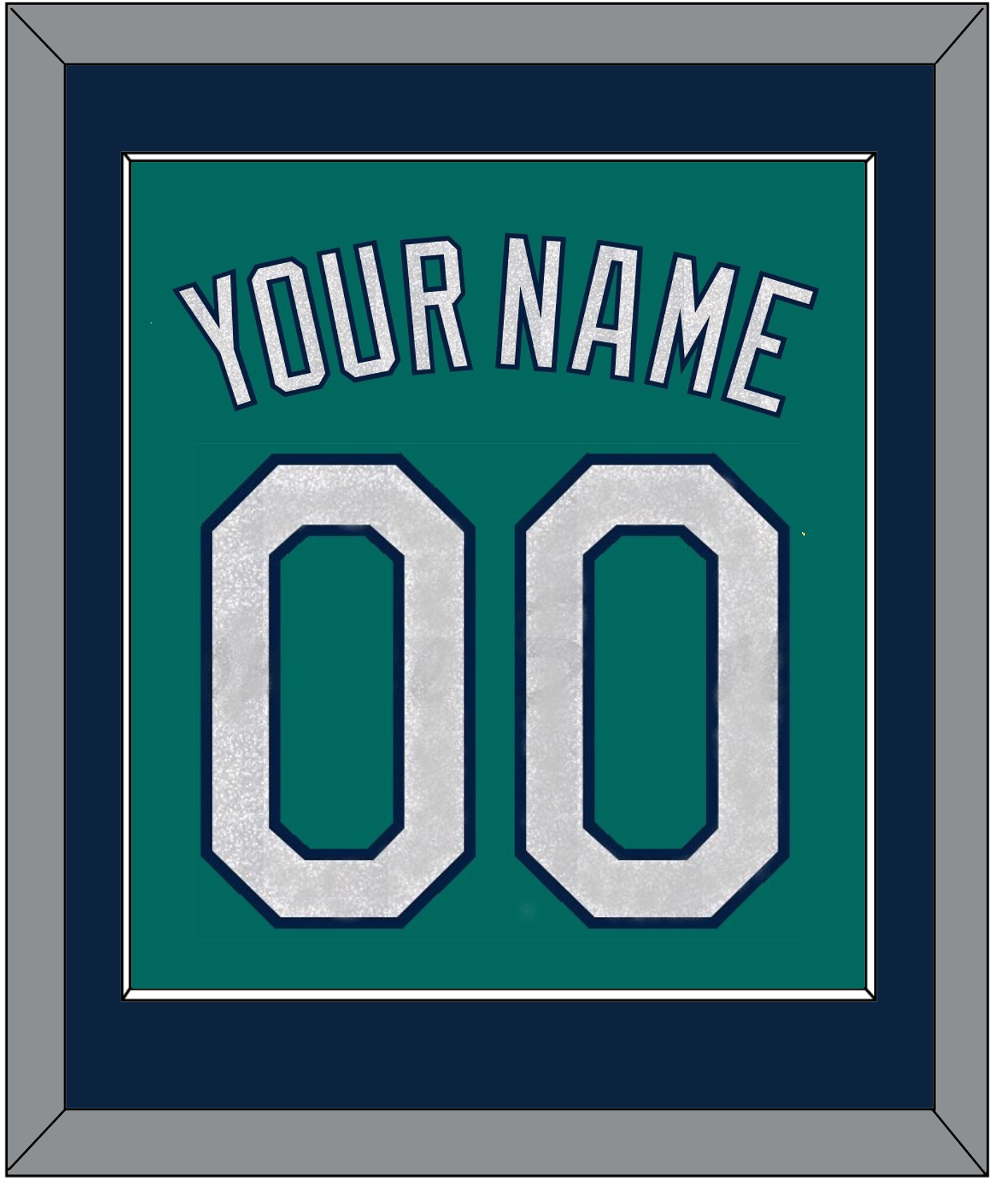 Seattle Name & Number - Alternate Home Green - Essential Tier 2